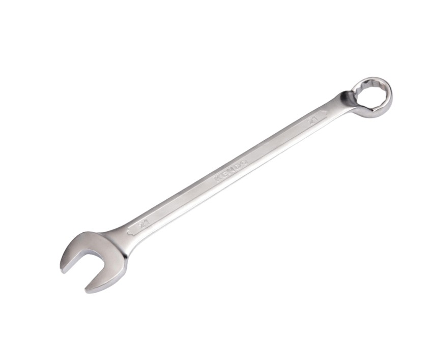 This tool is crafted from high-quality forged Chrome Vanadium (Cr-V) steel and features a 15° offset in line with DIN standards for precise and effective use. The satin chrome plating protects against corrosion, ensuring durability and long-lasting performance.