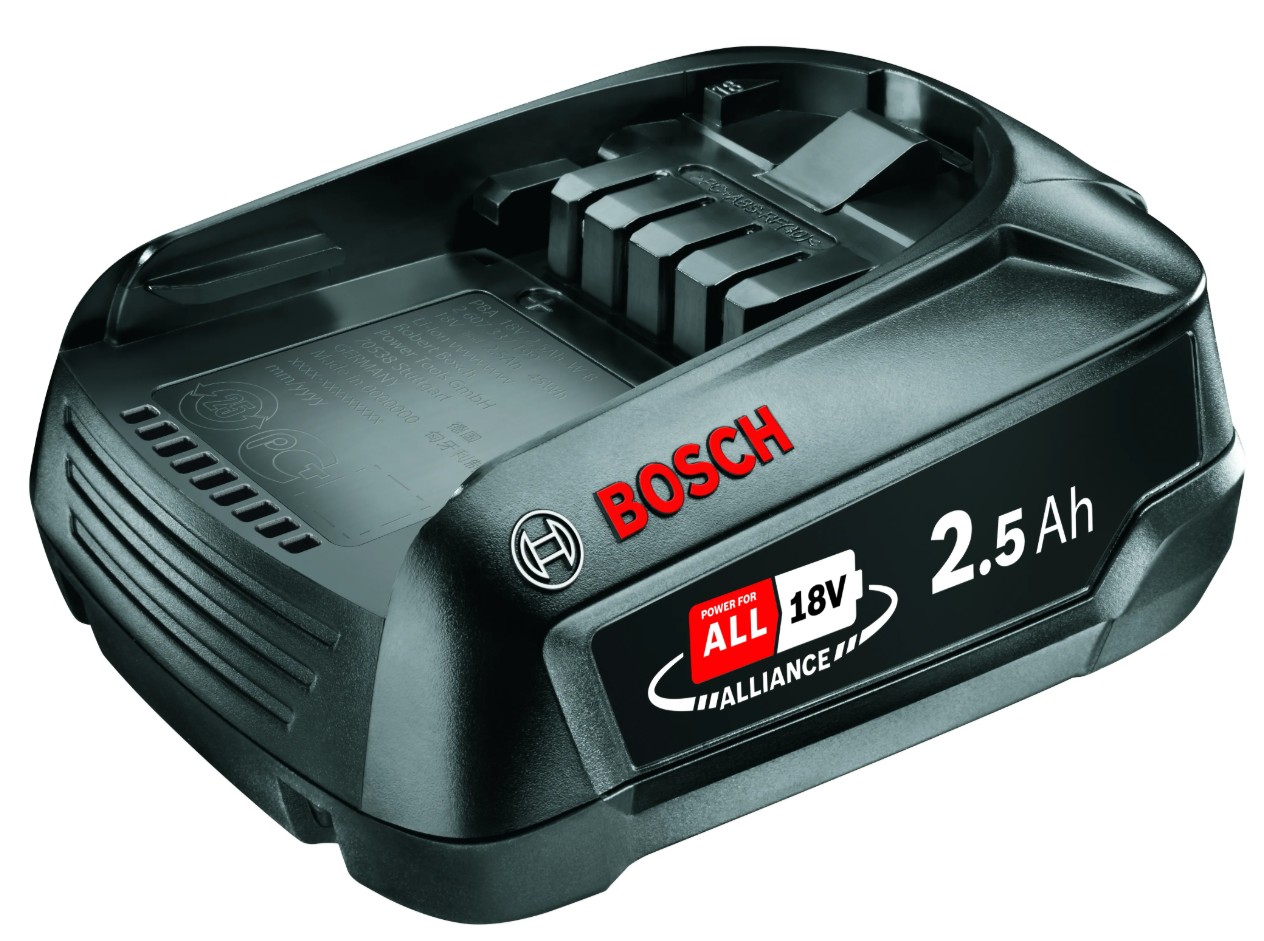 The Power for ALL system includes one 2.5 Ah battery, designed to provide reliable performance across your entire Home & Garden tools collection. With a single battery and charger powering all compatible tools, you can enjoy convenient, efficient, and versatile use throughout your home and outdoor projects.