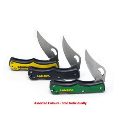 Lansky�s Small Lockback is an excellent everyday carry (EDC) knife, ideal for those who prefer to travel light. It is sold individually and comes in a variety of assorted colors.
