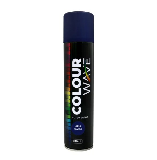 Transform your living space with colorwave Navy Blue Spray Paint (300ml), a vibrant and versatile DIY aerosol paint that is ideal for a wide range of indoor and outdoor applications. Its fast-drying formula delivers a trendy pop of colour, making it perfect for refreshing surfaces and enhancing any project with a stylish navy blue finish.
