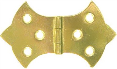 Hinge Butterfly Steel Brass Plated Pin