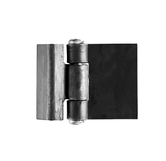 This steel weld-on hinge, featuring an aluminum pin, offers outstanding strength, durability, and resistance to corrosion. Designed for secure welding installation, it provides smooth movement and reduced friction, making it well suited for gates, doors, and other heavy-duty applications that demand reliable and long-lasting performance.
