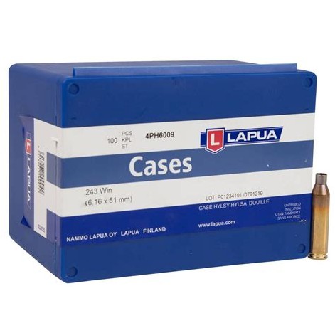 Lapua reloading brass is the preferred choice for demanding handloaders because it is engineered to maintain precise tolerances through multiple reloading cycles. Advanced metallurgical research and manufacturing techniques ensure exceptional uniformity and quality, making Lapua cases among the most consistent in the industry. For example, the .220 Russian case is the top choice of elite benchrest shooters worldwide. All Lapua cartridge cases are strong, precisely made, and designed to be reloaded repeatedly, offering the reliability that serious reloaders require. The case base is drawn exceptionally hard to provide unmatched reloadability and long life, ensuring dimensions remain constant and primers stay securely seated even after many uses. The body of the case is hard and resilient, allowing for easy extraction whether the shooter uses full sizing or neck sizing only. The neck is manufactured with strict tolerances for concentricity and wall thickness, and both the neck and shoulder are annealed to withstand repeated reloading. Lapua currently offers a wide selection of brass cases across more than 30 calibers.