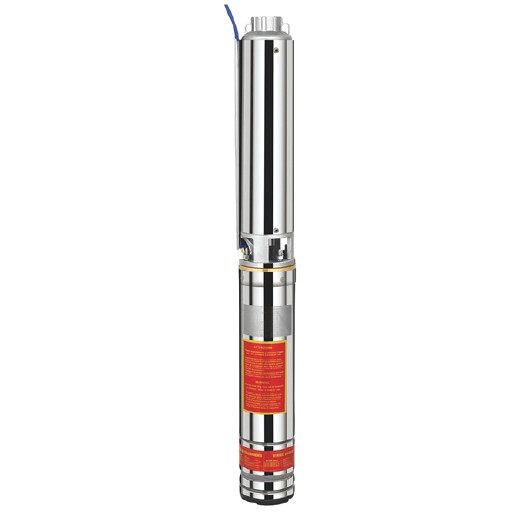 The 4SR Submersible Borehole Pump from the 4SR/4SA series features an AISI304 stainless steel casing and durable floating impellers made from American Noryl material, which is FDA-approved. The pump is designed with high-quality hydraulics and includes an AISI304 motor base built to NEMA standards, along with an integrated AISI304 check valve, outlet, and strainer. This robust construction ensures reliable performance across a variety of applications, making the 4SR/4SA series suitable for domestic, agricultural, industrial, mining, and food and beverage industry uses.