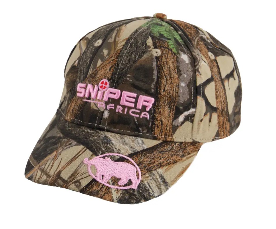 Cap Ladies Pink Embroidered 3D Sniper