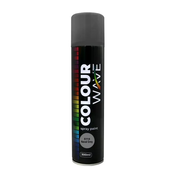 Introducing the clowave Navel Grey Spray Paint (300ml), a versatile DIY aerosol paint that is ideal for a wide range of indoor and outdoor projects. This fast-drying spray paint delivers a trendy grey finish that enhances any surface, and its 300ml can provides ample coverage for your creative and practical applications.