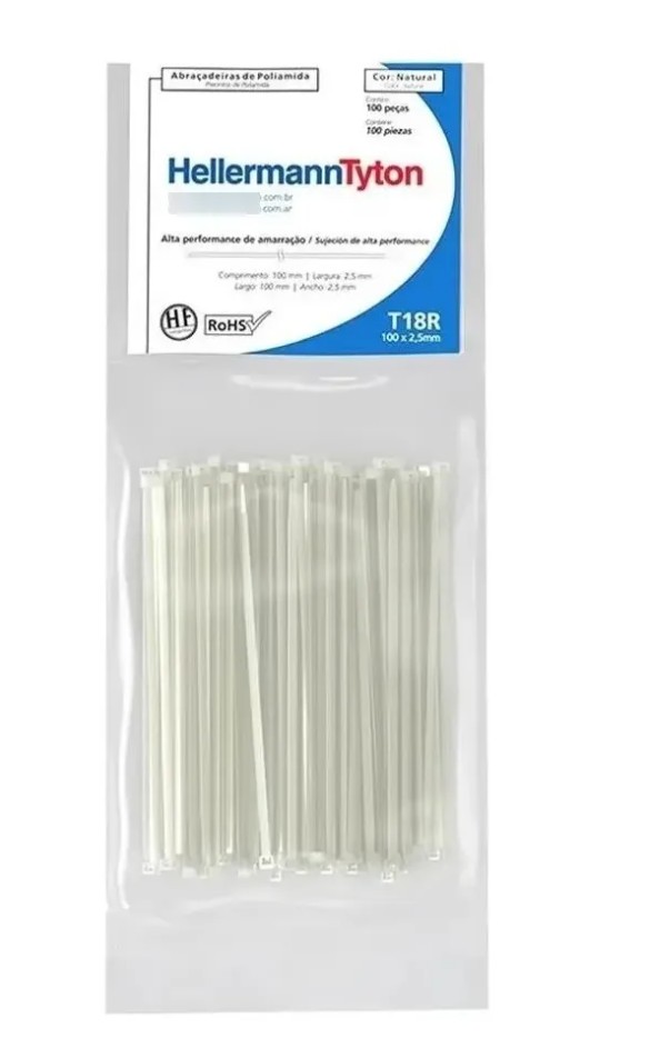 Introducing the Insulok Hellerman Cable Tie 100 mm x 2.5 mm in Natural (T18RNT), designed to deliver efficient and reliable cable management. These durable cable ties from HellermannTyton are engineered for long-lasting performance and provide a secure, firm grip to keep bundled cables neat and tangle-free. With compact dimensions of 100 mm by 2.5 mm, they are suitable for a wide range of applications while remaining unobtrusive. The natural color blends seamlessly into any environment, offering a discreet and professional appearance. Ideal for homeowners, DIY enthusiasts, tradespeople, and corporate buyers, these Insulok cable ties provide a dependable solution for organized and secure cable bundling. Upgrade your cable management with the Insulok Hellerman Cable Tie for peace of mind and a tidy finish.