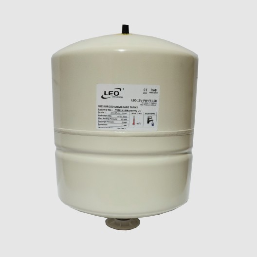 This product is suitable for use in water booster systems, thermal expansion control, irrigation installations, and hydraulic hammer arresting applications. It is also ideal for managing heating expansion and supporting clean water backwash processes in ultra-filtration systems, ensuring efficient performance and system protection across a wide range of water and fluid management applications.