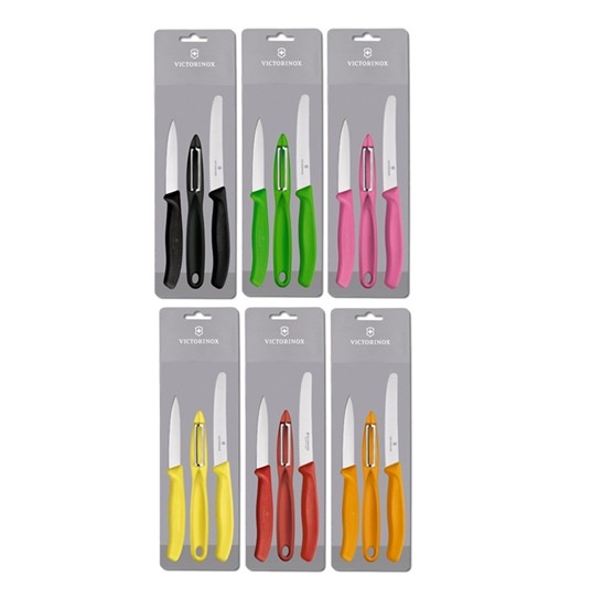 The Victorinox Classic Zest set includes three assorted knives, each designed with the brand�s renowned quality and precision. This 3-piece collection combines practicality and style, making it ideal for everyday use in the kitchen or for small cutting tasks on the go. Each knife in the set is crafted to deliver reliable performance and comfort, reflecting Victorinox�s commitment to durable, high-quality cutlery.