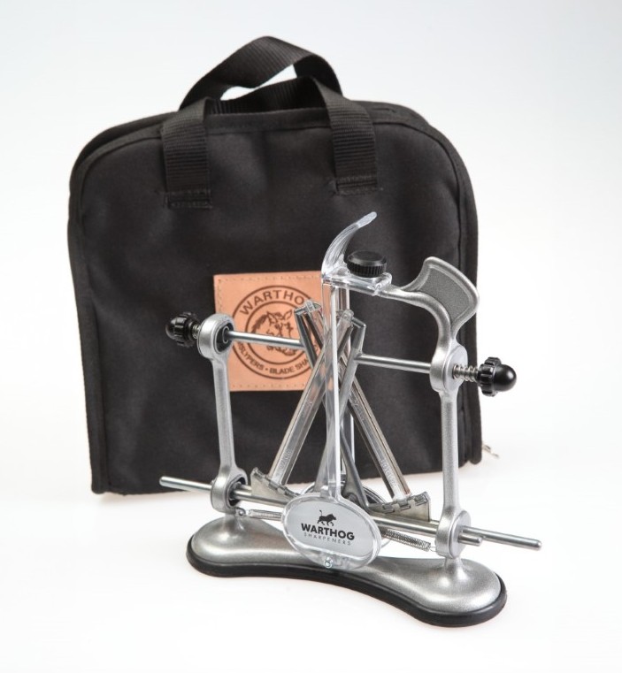 The V-Sharp Classic comes with a durable, ultra-padded protective case that holds the sharpener securely while providing interior pockets for extra diamond rods and finishing steels. Available in black, this case is perfect for hunting trips, camping, or simply keeping the sharpener safely in your car or boat. Please note, it is designed exclusively for use with the Classic II sharpener and the Classic model on the wooden base.