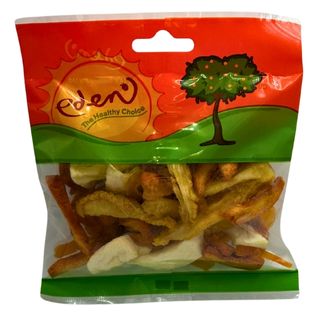 Dried Fruit Dried Fruit Munch 100g Eden. Allergens: Packed in a factory that processes tree nuts and peanuts and may contain traces of eggs and gluten.