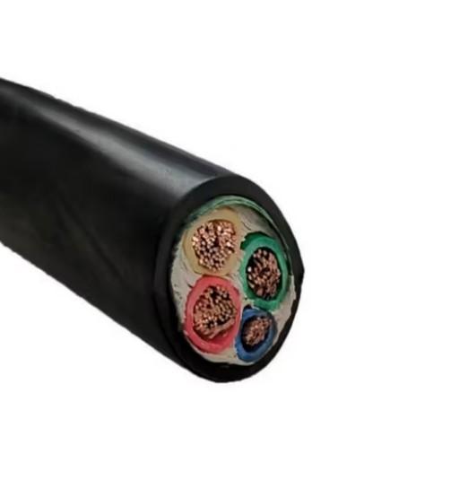 High-conductivity bunched plain flexible copper conductors are used to ensure efficient power transmission and dependable performance. The cores are insulated and bedded with flexible PVC, providing durability, flexibility, and protection against moisture. Submersible pump cables are specifically engineered for operation in wet ground or fully submerged underwater environments, with certain types specially designed to withstand demanding pump conditions. These cables are intended for use with submersible pumps installed in deep wells or other similarly harsh environments, where reliability, moisture resistance, and long service life are essential.