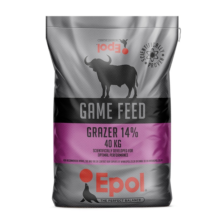 This scientifically formulated production pellet contains organic trace minerals and vitamins and is suitable for all herbivore game species. It complements dry grazing or browsing and can also be fed alongside good quality dry hay. This feed supports optiThis scientifically formulated production pellet contains organic trace minerals and vitamins and is suitable for all herbivore game species. It complements dry grazing or browsing and can also be fed alongside good quality dry hay. This feed supports optimal health, production, reproduction, and horn growth in game animals.
