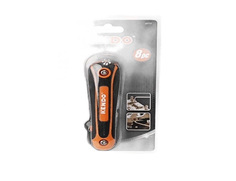 Durable Chrome Vanadium steel. Hardened shaft s for maximum strength. Non-slip Bi-material handle. 