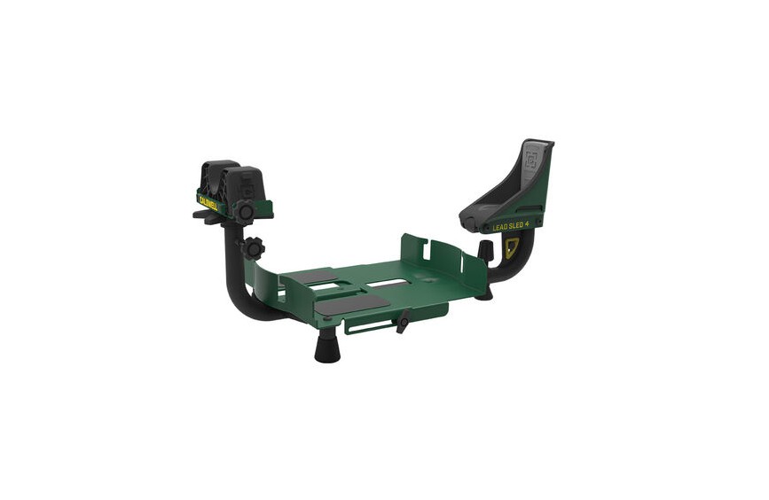 The Caldwell Lead Sled 4 Shooting Rest is a highly stable and adjustable platform designed to improve shooting accuracy while significantly reducing recoil. Its durable frame supports a wide range of rifles, including those with detachable magazines, and features an adjustable weight tray to further minimize movement. With precise elevation and windage controls, along with protective front and rear supports, it ensures a secure, consistent shooting experience without damaging your firearm.