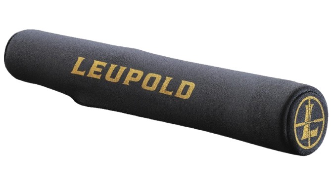 Keep your Leupold® scope looking like new with our water-resistant, nylon-laminated neoprene scope cover. Protect its finish from dirt and damage. Available in many sizes to fit most Leupold riflescopes.