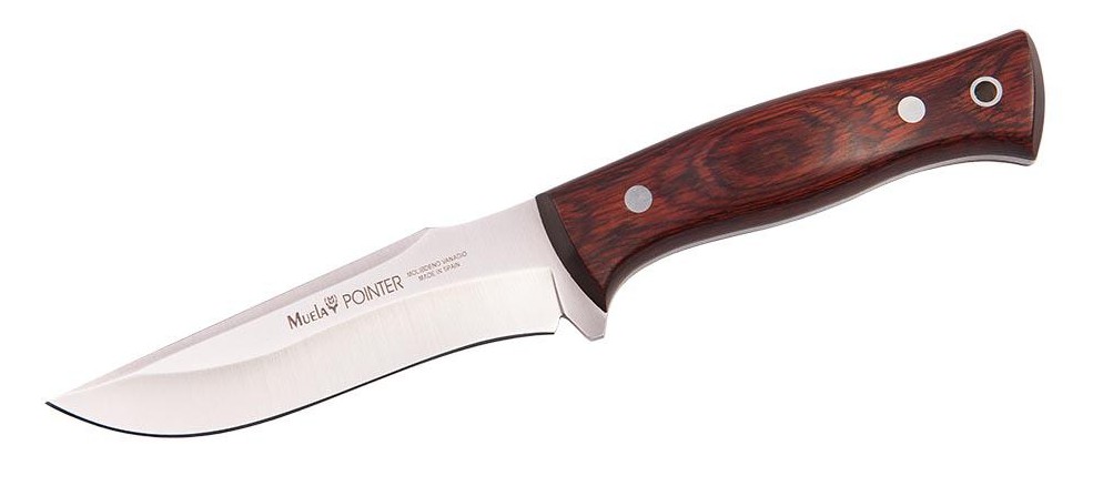 This hunting knife features a durable MoVa steel blade and is designed with exceptional structural balance for reliable performance. It is well-suited for a variety of applications, making it an excellent choice for general use, as well as survival and bushcraft activities.