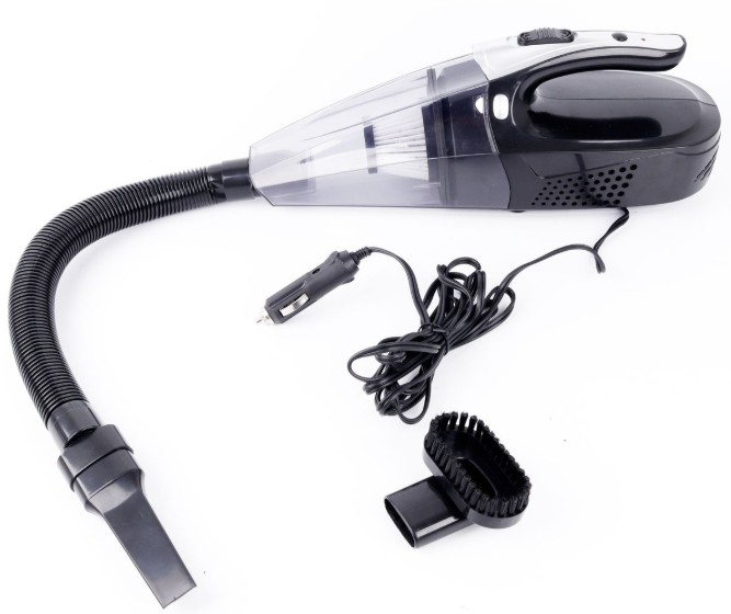 12V vacuum plugs directly into your car's power socket, providing immediate, powerful cleaning.