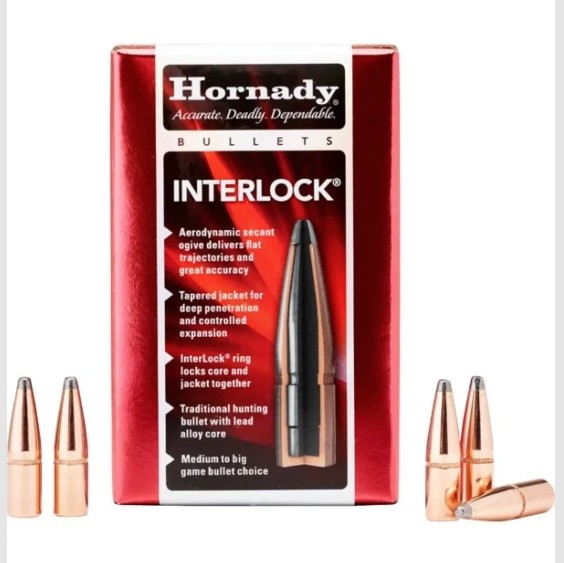 Our traditional line of bullets feature exposed lead tips for controlled expansion and hard-hitting terminal performance. Most have our pioneering secant ogive design  one of the most ballistically efficient profiles ever developed (see diagram to right). Most feature our exclusive InterLock® design  a raised ring inside the jacket that is embedded in the bullet's core that keeps the core and jacket locked together during expansion to retain mass and energy.