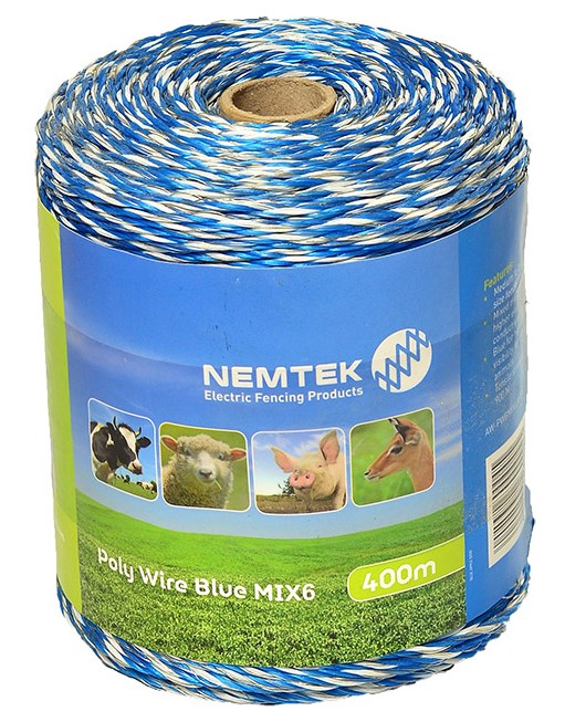 Poly Wire Blue Mix6X400m Nemtek