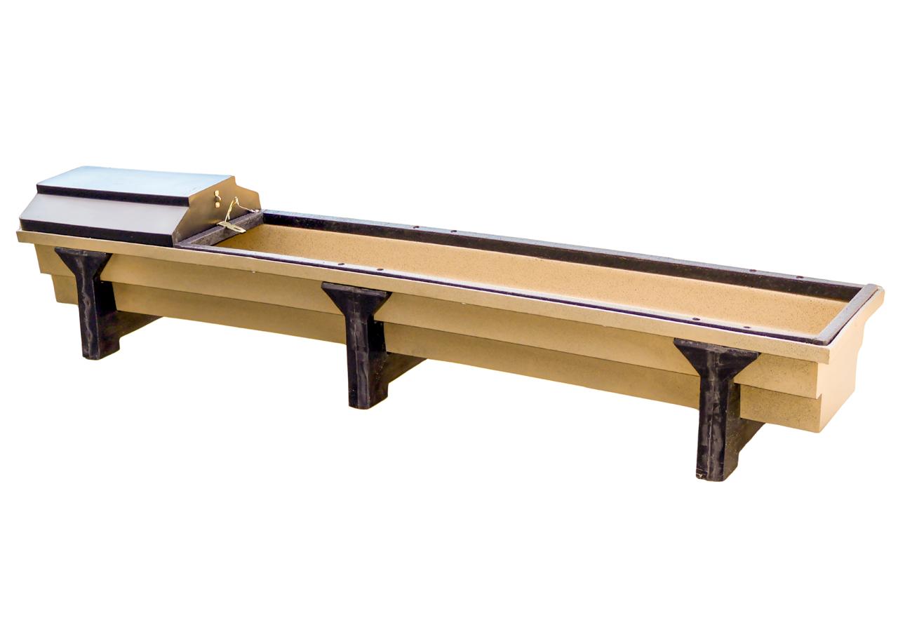 A 2 m sheep water trough is designed to supply clean drinking water to medium-sized flocks, offering enough length for several sheep to drink at the same time. Its extended design helps improve access and reduces competition, making watering more efficient and orderly. The trough also helps keep water contained and protected from dirt, debris, and contamination caused by animals stepping in or around it. It is commonly used in both pasture and farmyard settings