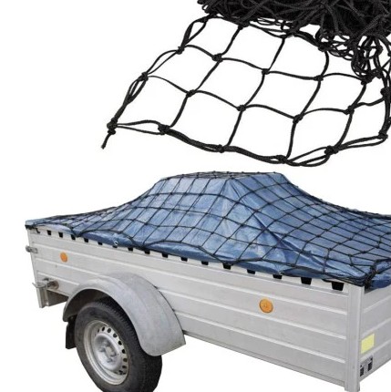 The Lion Tarps Cargo Net (6 m × 8 m, 225 mesh) is a large, heavy-duty securing net designed for transporting and stabilising bulky cargo. Measuring 6 metres by 8 metres, it is constructed with a tight 225 mm mesh pattern that provides enhanced strength and support across a wide surface area. This durable net is ideal for use on trucks, trailers, and other large transport vehicles, helping to keep loads securely in place and prevent movement during transit. Its robust construction and extensive coverage make it well-suited for demanding cargo control applications.