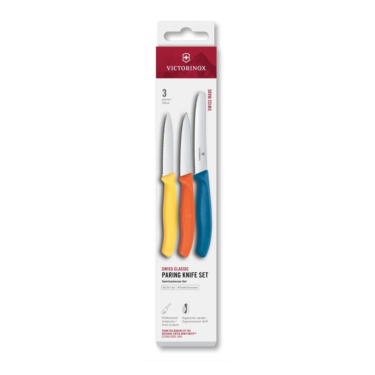 Victorinox 3pc Paring Set Blk