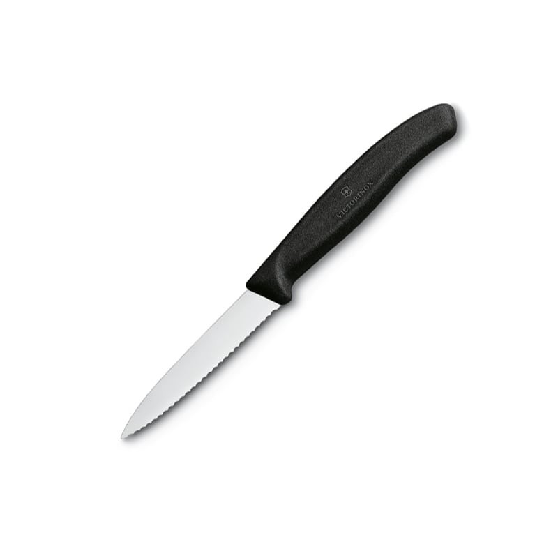 The Victorinox Swiss Classic knife is ideal for everyday kitchen tasks where the knife is held comfortably in the hand, including peeling, coring, and removing the eyes from potatoes. Part of the renowned Swiss Classic range, it features an ergonomic injec