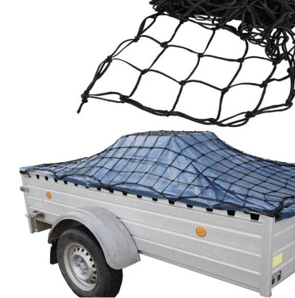 The Lion Tarps Cargo Net (2 m × 3 m, 7 mm ski rope, 150 mesh) is a durable and flexible securing net designed for transporting and holding cargo safely in place. Measuring 2 metres by 3 metres, it is constructed from strong 7 mm ski rope and features a 150 mm mesh pattern, providing reliable strength and stability for securing various loads. Its robust design makes it suitable for use on vehicles, trailers, and general transport applications, helping to prevent items from shifting during movement. The net is easy to handle, stretch, and secure, making it a practical solution for everyday cargo control needs.