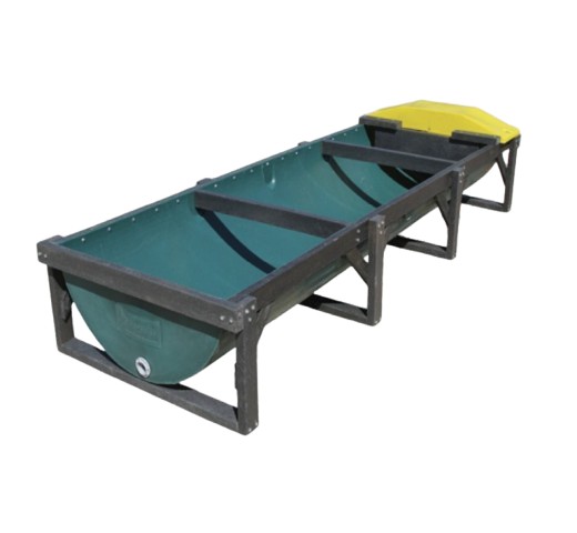 40mm inlet. Capacity 800lt. 40mm Float valve included. When it comes to providing a reliable and ample water supply for your cattle, our Cattle Water Trough 3m Super is the ultimate choice. Crafted with precision and designed for efficiency, this trough offers a controlled and spacious watering solution for you.