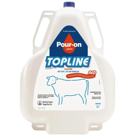 This is a broad-spectrum ecto-parasiticide that provides long-lasting effectiveness against a range of external parasites, including ticks, lice, hornflies, biting lice, and sucking lice.