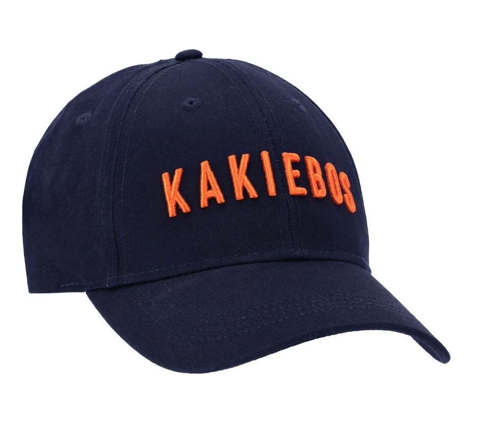 A regular-fit cap featuring a logo on the front and a tagline printed at the back, finished with a metal adjustable pull closure for a secure fit.