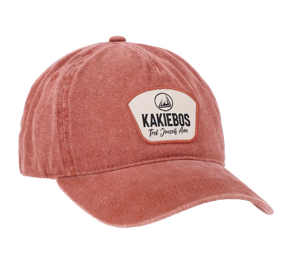 Plain 6 panel cap with front badge logo