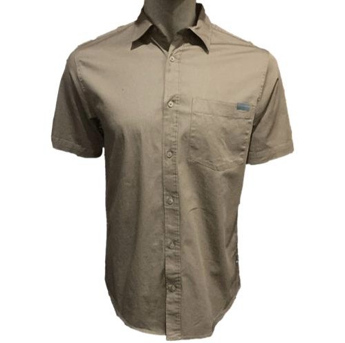 The Kakiebos Button Up Shirt in Stone is your new go-to for effortless style. Perfect for dressing up or down, this shirt blends a classic button-up look with laid-back vibes, making it a versatile choice for any occasion.