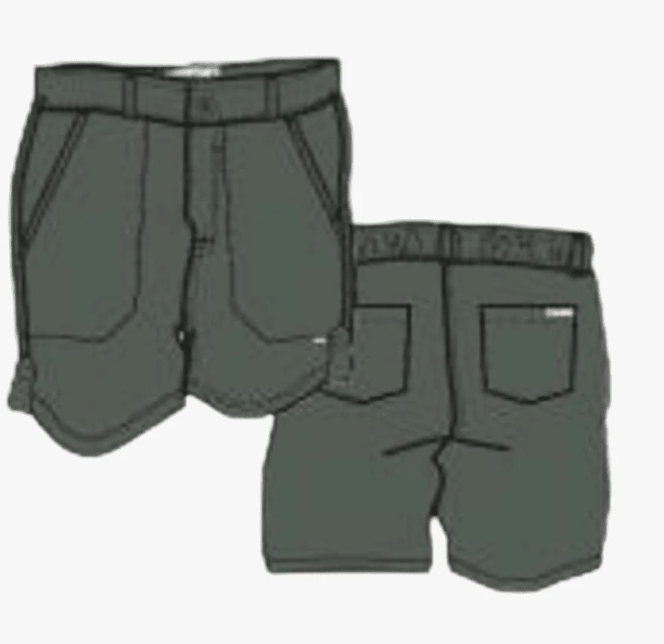 Kakiebos Women's Half Elasticated Shorts Olive** Discover ultimate comfort and timeless style with the Kakiebos Women's Half Elasticated Shorts in a versatile olive hue. Designed for the modern woman, these shorts seamlessly blend practicality with contemporary fashion. Crafted from premium quality fabric, these shorts offer a half elasticated waistband for a snug yet flexible fit, ensuring ease of movement throughout your day. The olive colour not only adds a touch of sophistication but is also perfect for pairing with a variety of tops, making it a versatile addition to your wardrobe.