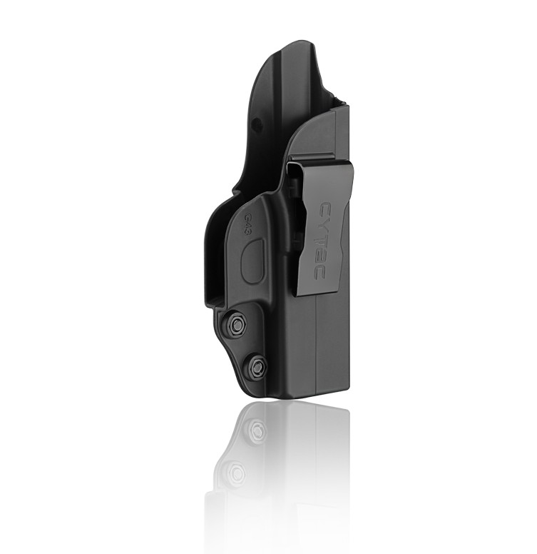 Built from high-grade durable polymer, it offers a secure and comfortable fit for everyday concealed carry while maintaining a slim profile for improved discretion. The holster features adjustable friction retention, allowing users to fine-tune the draw resistance to their preference, and it includes a sturdy belt clip that ensures stable attachment to belts up to 2 inches wide. A claw attachment helps pull the grip of the pistol closer to the body, enhancing concealment and reducing printing. Designed for fast access with an open-top configuration, it also supports adjustable carry positioning for improved comfort and usability throughout the day.
