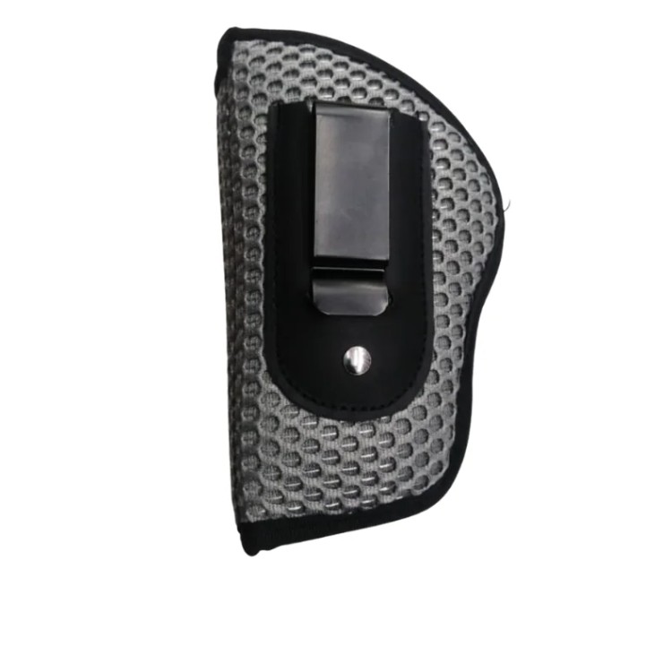 The Breathable Inside medium Holster is designed to provide a comfortable and discreet concealed carry option for everyday use. Made from lightweight, breathable materials, it helps reduce heat and moisture buildup while ensuring all-day comfort when worn inside the waistband. Its flexible construction allows it to conform to the body for a secure and stable fit, while still maintaining easy accessibility to the firearm when needed. The holster is designed to keep the pistol safely positioned and supported, offering reliable retention without sacrificing comfort or concealment. Its low-profile design makes it suitable for wear under a variety of clothing, making it a practical choice for extended concealed carry.