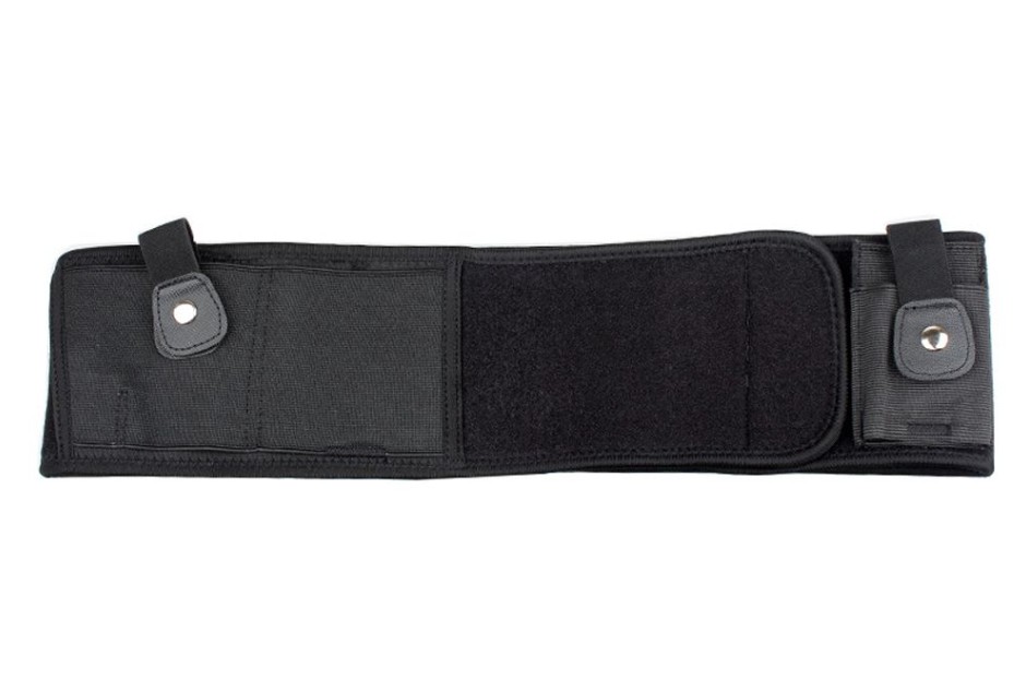The breathable neoprene band holster is designed to distribute pressure evenly around the waist, helping to reduce fatigue during extended wear while remaining lightweight, durable, and easily concealed under clothing without adding bulk. Its flexible, versatile design allows it to be comfortably worn with gym shorts, yoga pants, jeans (with or without a belt), or even under a dress or skirt, making it suitable for activities such as running, driving, meetings, sports, or travel. A strong detachable button strap provides secure firearm retention while still allowing for a quick and efficient draw when needed. The holster is one size fits most and is made from skin-friendly, breathable materials for all-day comfort, offering deep concealment with silent draw and quick-release functionality, as well as an additional multifunctional pocket for carrying extra essentials.