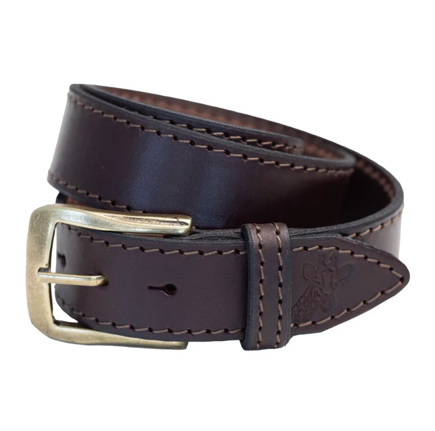 Stevenson Hamilton Leather Belt, Brown