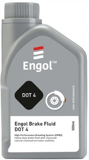 Engol Brake Fluid DOT 4 is recommended for use in applications requiring disc, drum and anti � skid breaking systems used in average to high performance vehicles requiring either a DOT 3 or Dot 4 level of performance.