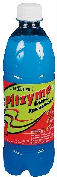 Pitzyme reconditioner enzymes for use in pit latrines, french drains and septic tanks.