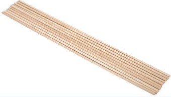A dowel is�a cylindrical rod, usually made of wood, plastic, or metal.