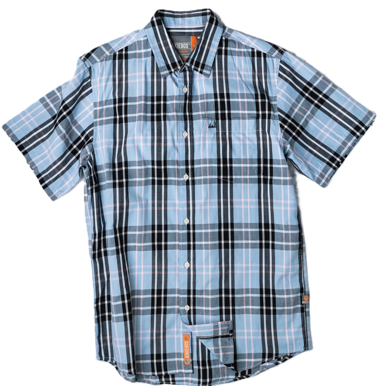 Shirt Classic LT Blue Multi Kakiebos
