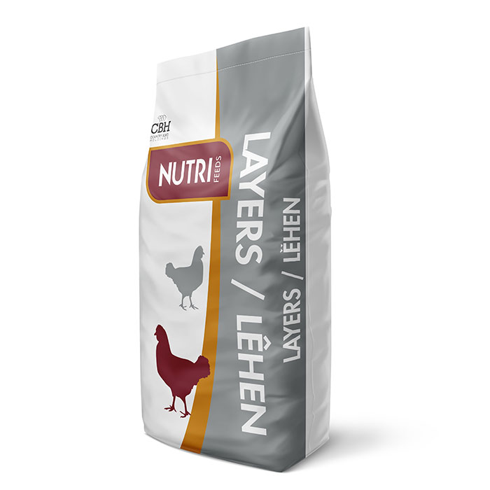 A pullet grower feed for birds from approximately 8 weeks to point of lay. It supports steady growth and digestive-system development, helping prepare pullets for the physical and nutritional demands of egg production.