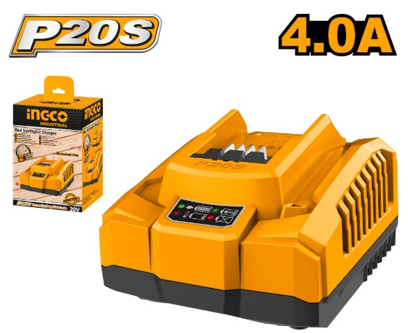 Fast Intelligent Charger Lithium-Ion 4.0Ah Ingco