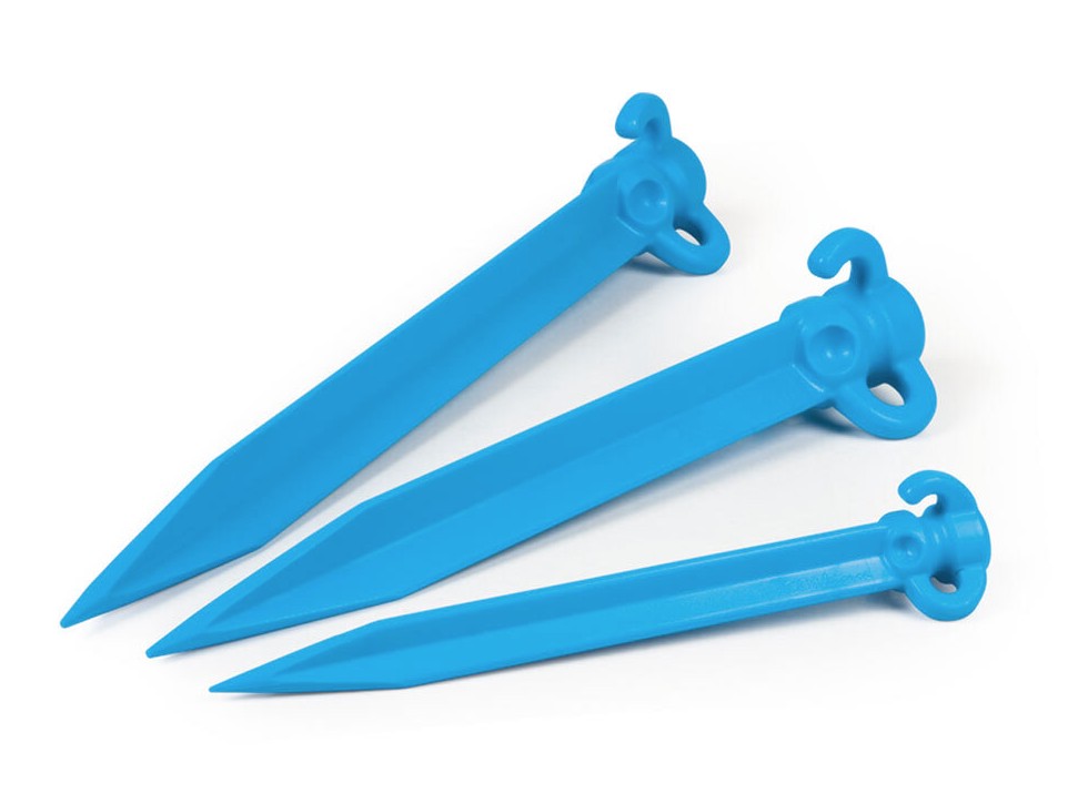 OZtrail Polypropylene Sand Peg � 300mm The OZtrail 300mm Polypropylene Sand Peg is your reliable solution for anchoring tents, tarps, and gear in soft, sandy terrain. Designed for maximum hold, these heavy-duty pegs feature a wide, high-impact head and are made from durable polypropylene that resists corrosion and wear�perfect for repeated use in harsh outdoor environments.