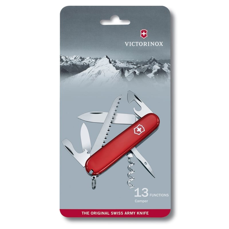 Durable, indispensable, multi-functional pocketknife, ideal for camping and bush adventures. Includes an essential, lightweight, thin profile camping wood saw, built for clean cutting.