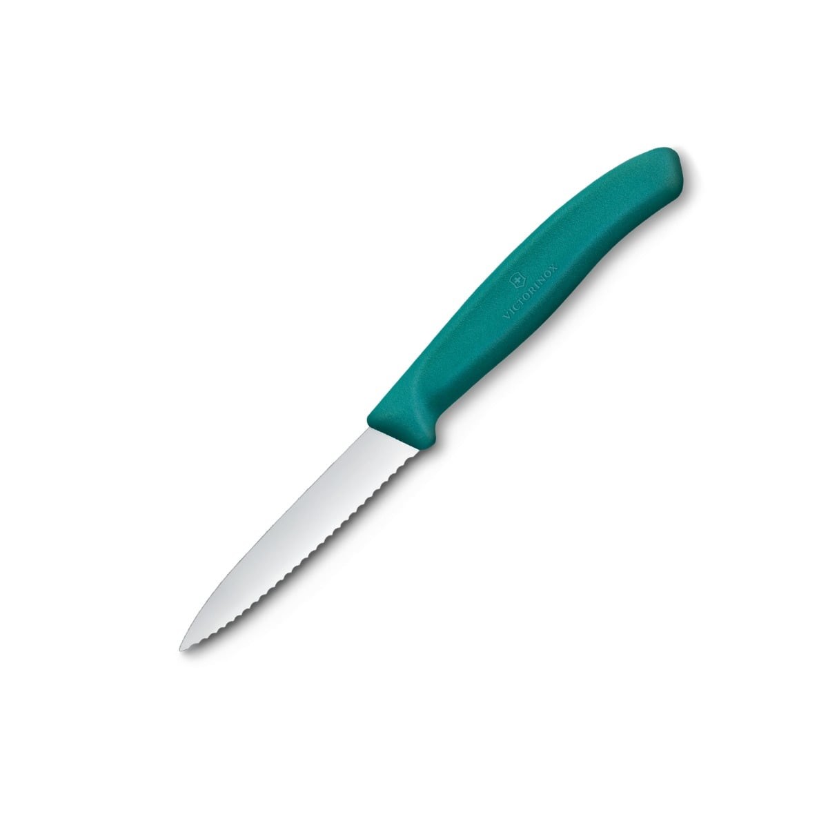 The Paring Knife is a versatile kitchen essential designed to assist with a wide range of food preparation tasks. Small, sharp, and highly agile, it is precise enough for delicate work yet strong enough to handle tougher meats with ease. Ideal for cutting and preparing vegetables, fruits, and other ingredients, it is always ready to help you create a beautifully prepared meal. The Swiss Classic 8 cm serrated paring knife features an ergonomic, easy-grip handle for comfortable use and is dishwasher safe for convenient cleaning.