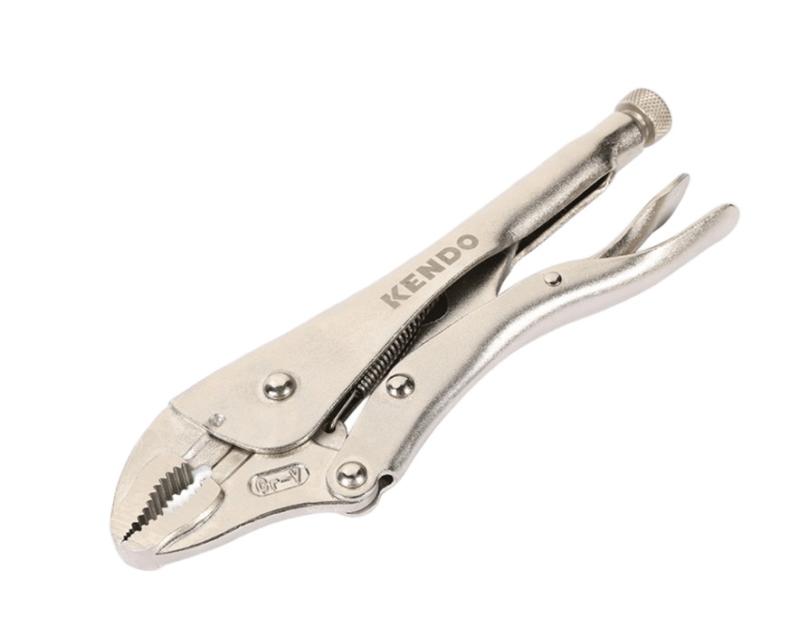 These pliers are made from chrome vanadium steel with a nickel-iron plating and feature hardened and tempered jaws. The curved jaws are designed for gripping and applying torque to multiple shapes, while the adjustment screw provides ideal holding pressure for precise and secure work.