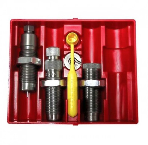 The LEE Pacesetter 3-Die Set � .375 H&H is designed to produce high-quality, factory-style ammunition with improved consistency, accuracy, and overall performance. It includes Lee�s exclusive Factory Crimp Die, which enhances cartridge reliability and shooting efficiency, as well as an easy-adjust dead length bullet seating die for precise and consistent bullet placement. The set also comes complete with a shell holder, powder dipper, and load data, all neatly packaged in a durable and well-designed storage box. These added components provide significant value and are often not available separately from other suppliers. Each die set is backed by a written lifetime warranty, a two-year guarantee, and an accuracy guarantee or money-back promise. Known as some of the most widely copied dies in the world, Lee dies are precision engineered to deliver dependable and consistent reloading performance.